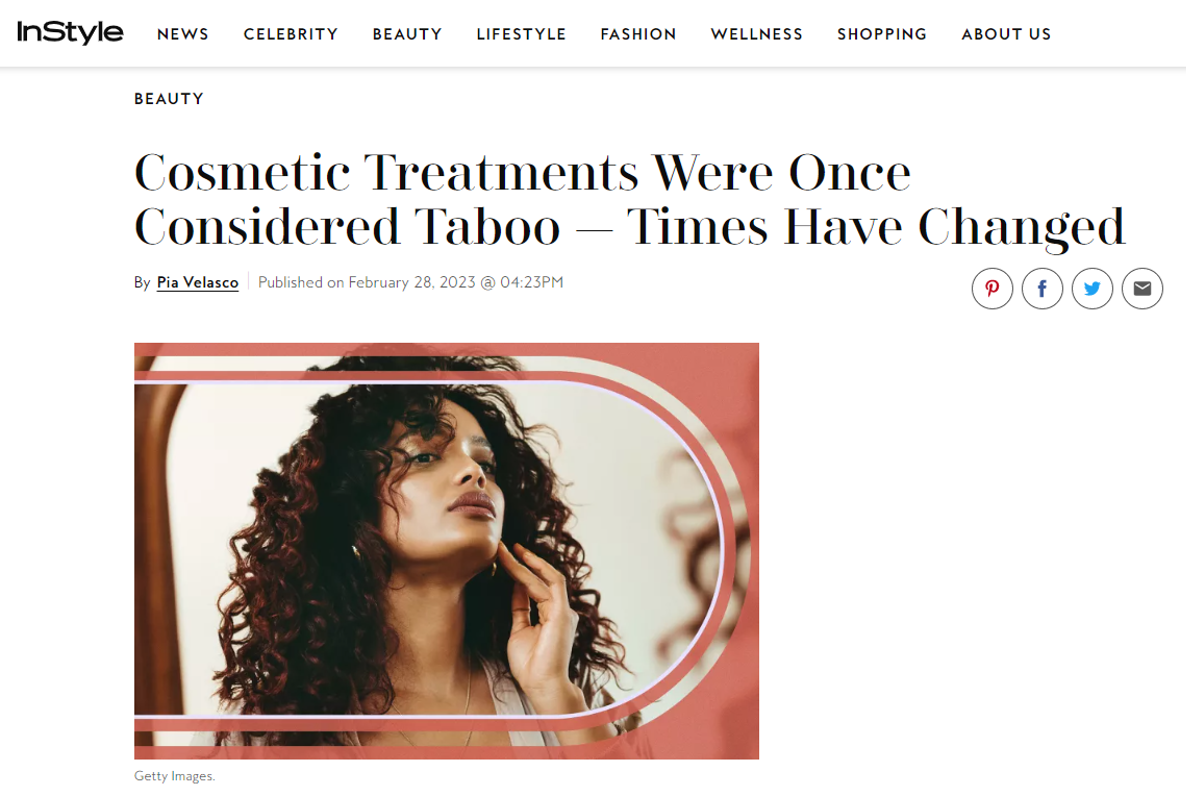 Cosmetic Treatments Were Once Considered Taboo — Times Have Changed