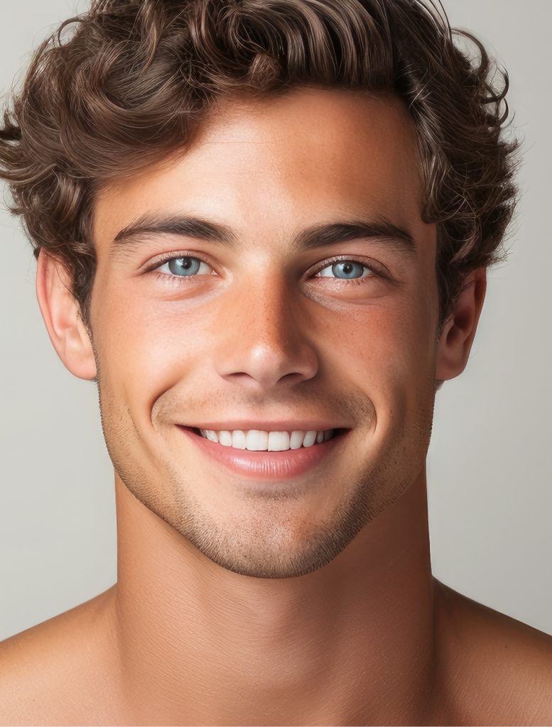 Man smiling