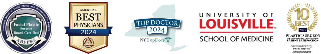 Facial Plastic Surgeon Board Certification - ABFPRS, America's Best Physicians 2024, Top Doctor 2024 - NYTopDocs, University of Louisville School of Medicine, and 10 Best Plastic Surgeon
Patient Satisfaction 2025
