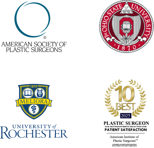American Society of Plastic Surgeons, Ohio State University, University of Rochester, and 10 Best Plastic Surgeon Patient Satisfaction 2025